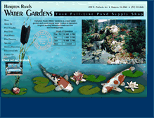 Tablet Screenshot of hamptonroadswatergardens.com